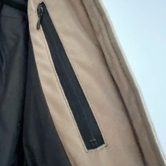 NILS Resort Collection Taupe Hooded Zip Up Tunic Length insolated Ski Coat SZ 8 - Picture 12 of 16
